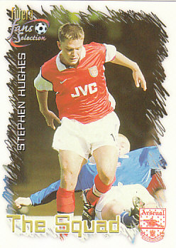 Stephen Hughes Arsenal 1999 Futera Fans' Selection #22